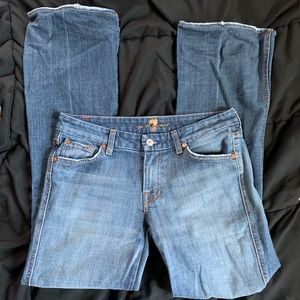 7 for all mankind boot cut jeans